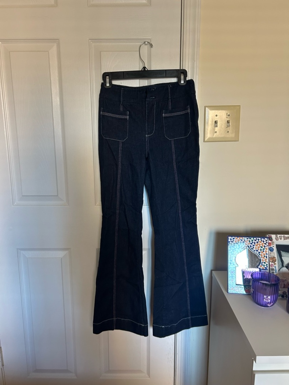 DARK WASH ANTHROPOLOGIE JEANS